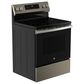 GE Appliances 30" Freestanding Electric Range with Convection in Fingerprint Resistant Slate, , large