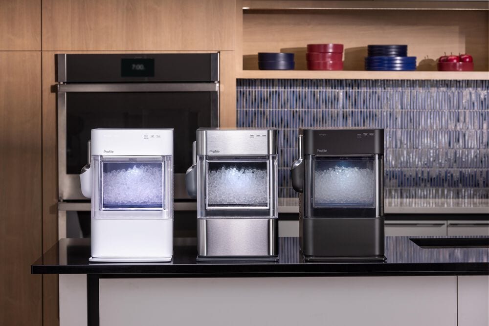 GE Profile Opal 2.0 Ultra Nugget Ice Maker with Scale Inhibiting Filter in Stone White, , large