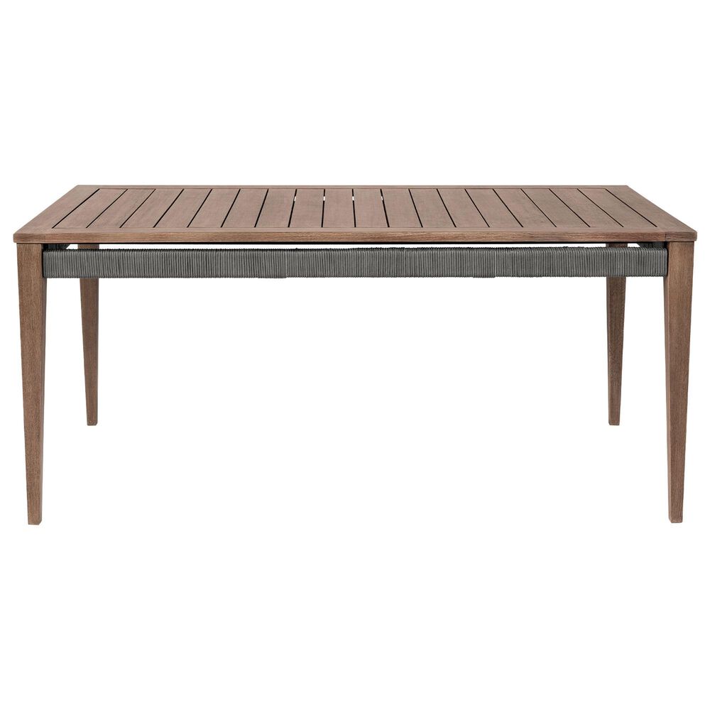Hearth and Haven Orbit Outdoor Dining Table in Natural - Table Only, , large