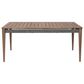 Hearth and Haven Orbit Outdoor Dining Table in Natural - Table Only, , large