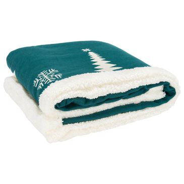 Safavieh Holiday Cedar 50" x 60" Throw in Green, , large