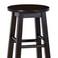 Linon Home Decor Abby 29" Bar Stool in Walnut, , large