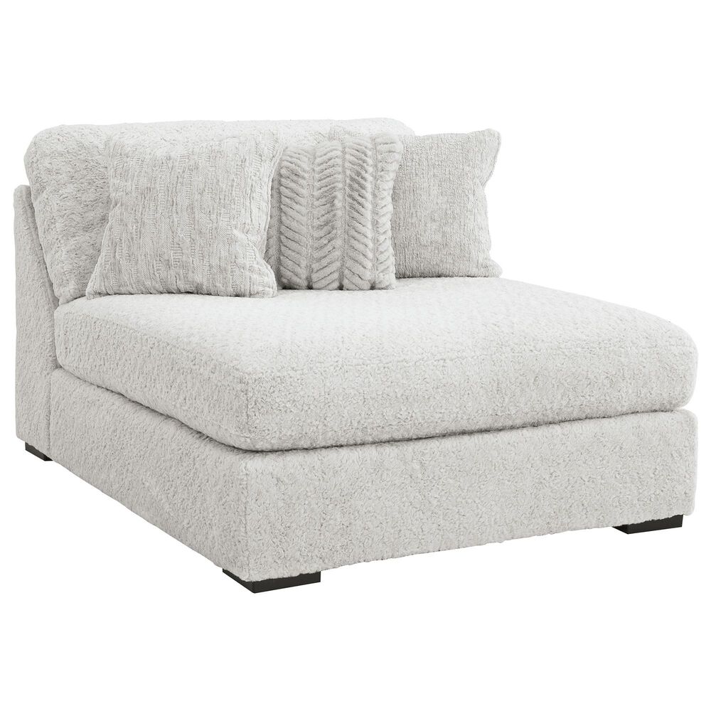 Ashley Cuddle Plush 6-Piece Stationary Left Facing Sectional with Chaise in Arctic, , large