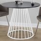 LumiSource Canary Dining Table in White and Black - Table Only, , large