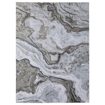 Feizy Gaspar 8" x 11" Gray and Ivory Area Rug, , large
