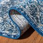 Safavieh Evoke EVK270A 10" x 14" Royal and Ivory Area Rug, , large