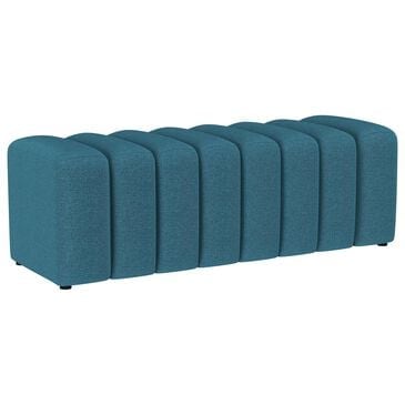 Pacific Landing Summer Accent Bench in Peacock Blue, , large