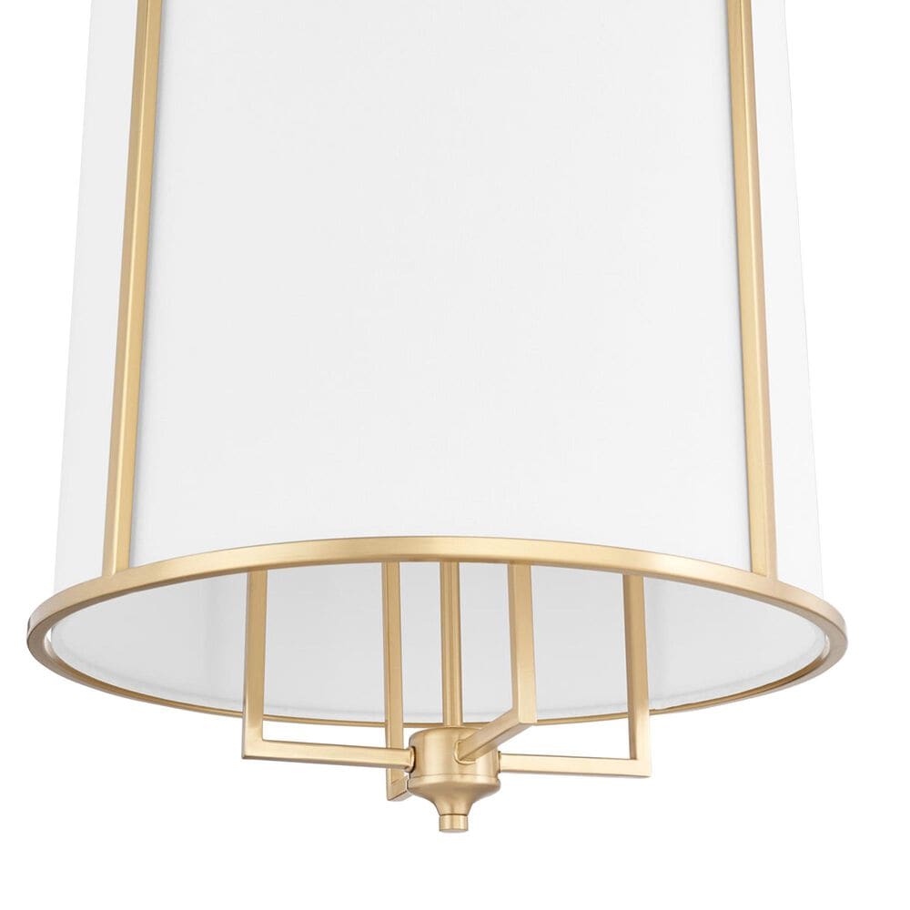 Quorum Eldorado 4-Light Pendant in Aged Brass, , large