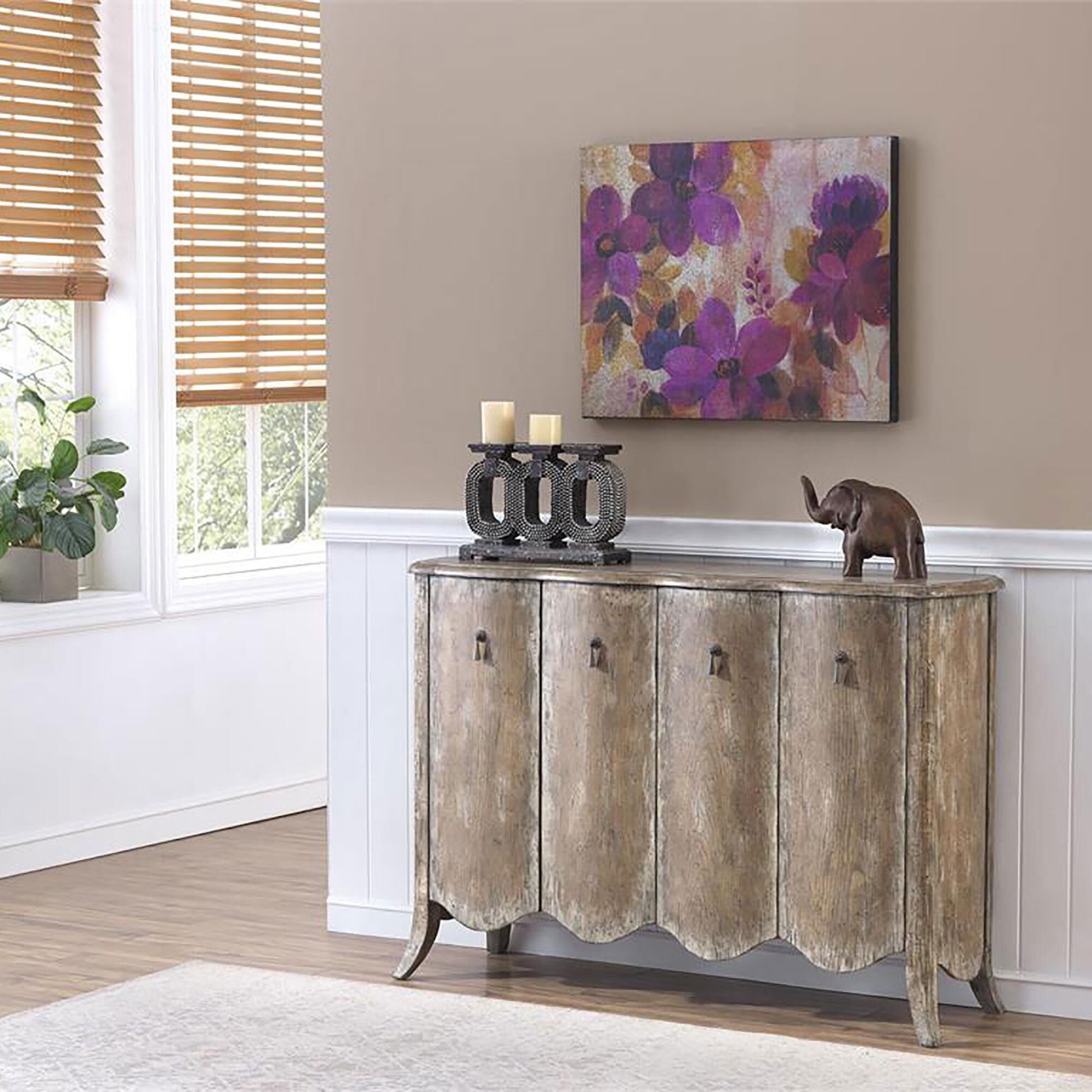 Purple credenza store