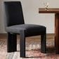 Four Hands Roxy Dining Side Chair in Brushed Ebony Oak, , large