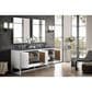 James Martin Vanities Athens 72" Double Bathroom Vanity in Glossy White with 3 cm Charcoal Soapstone Quartz Top and Rectangular Sinks, , large