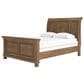Ashley Feddinger Queen Sleigh Bed in Chestnut Brown, , large