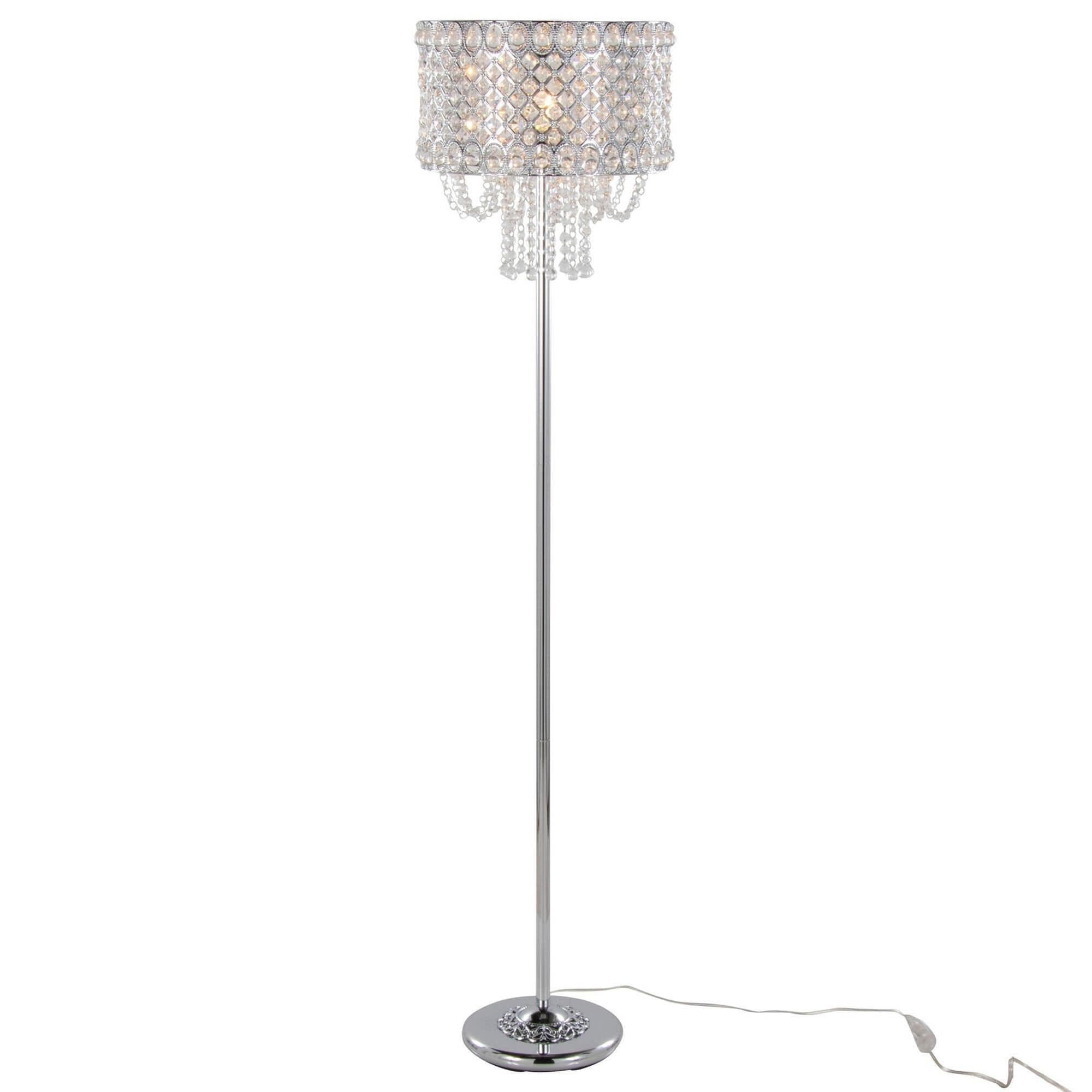 Grandview Gallery Floor Lamp in Polished Chrome