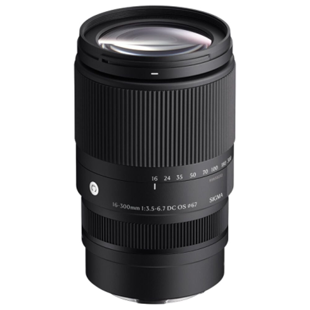 Sigma 16-300mm F3.5-6.7 DC OS Contemporary Lens for Sony E-Mount in Black, , large