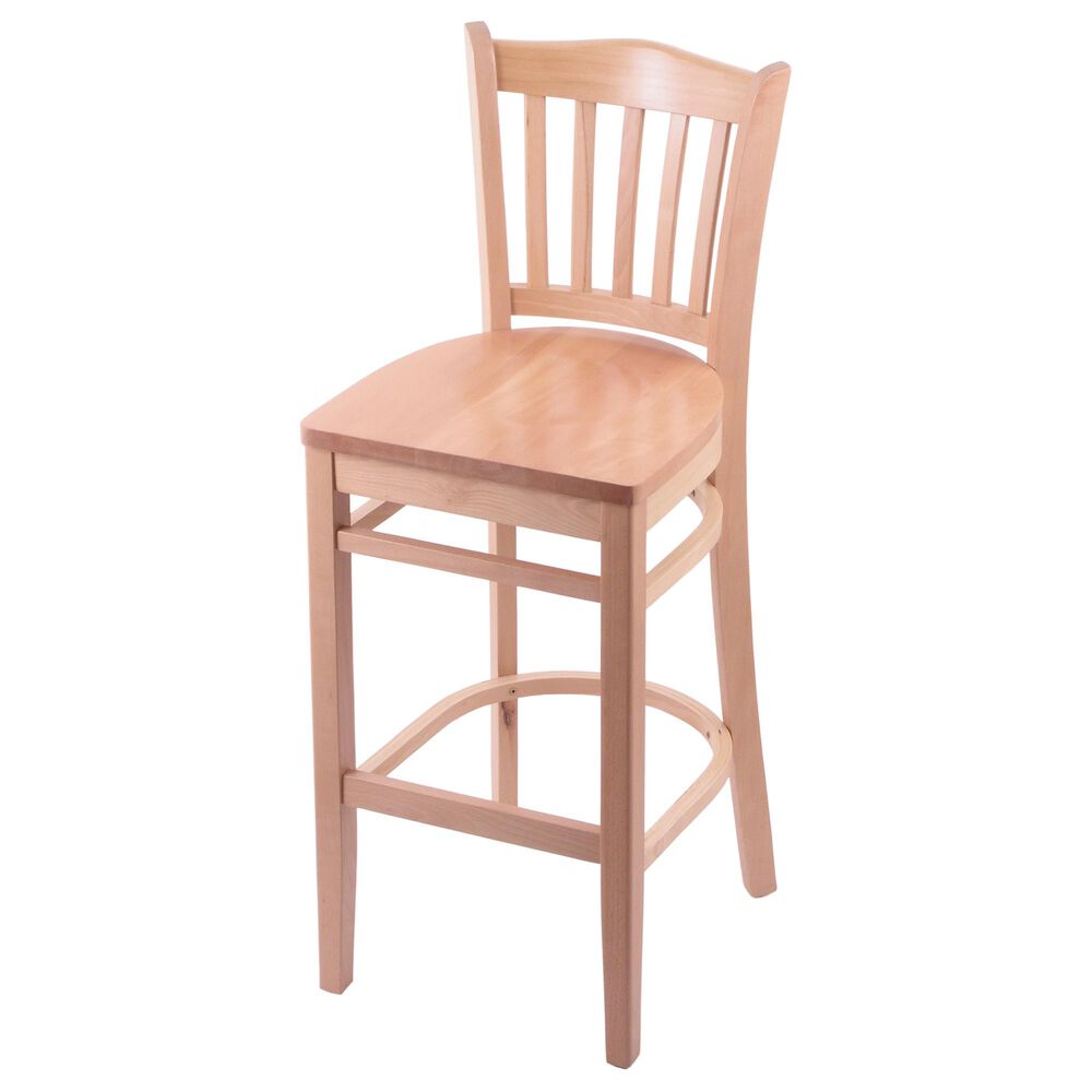 Holland Bar Stool 3120 30" Bar Stool with Natural Finish and Natural Seat, , large