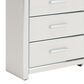 Ashley Zuraleus 4-Piece California King Upholstered Platform Bedroom Set in Matte White, , large