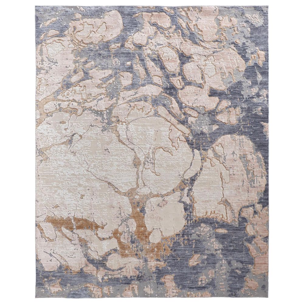 Feizy Rugs Laina 7"10" x 9"6" Blue and Multicolor Area Rug, , large