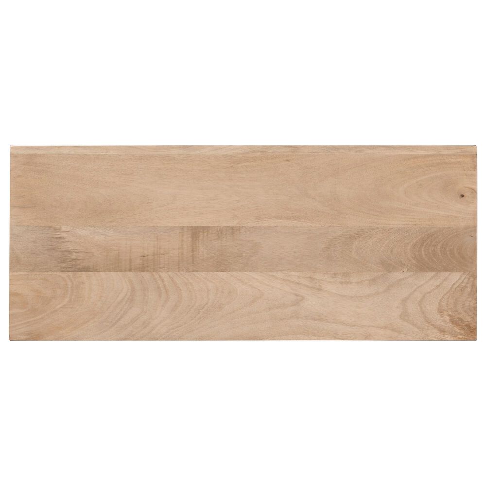 Linon Home Decor Janie 2-Door Cabinet in Natural and Gold, , large