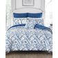 Revman Elise 3-Piece Queen Duvet Set in Blue and White, , large
