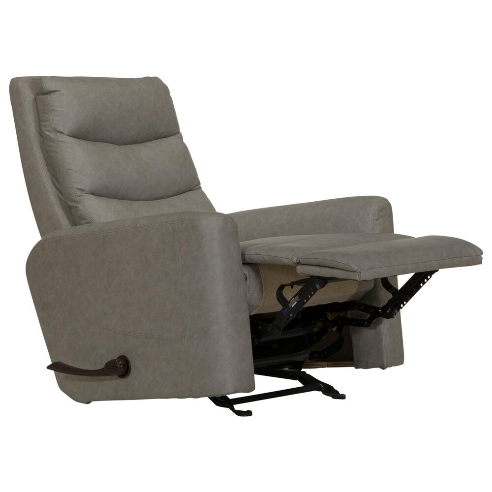 Hartsfield Jet Power Glide Recliner in Silver, , large