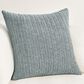 Classic Home Macie 22" Square Throw Pillow in Stone Gray, , large