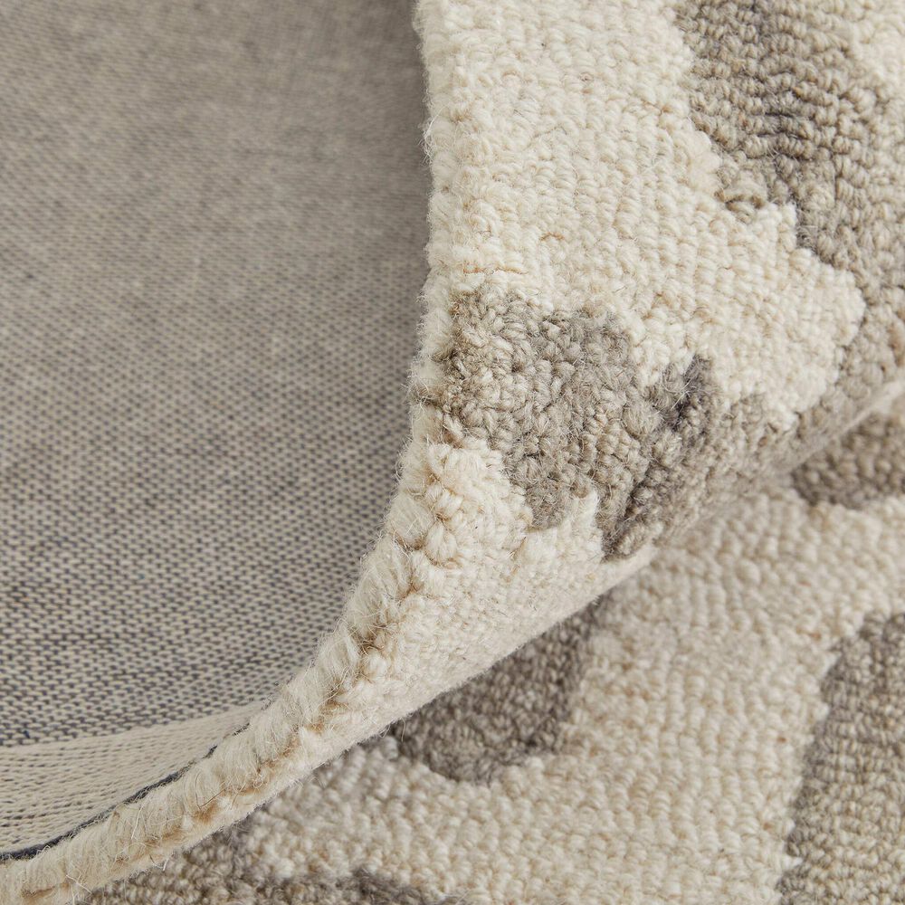 Feizy Lorrain 3&#39;6&quot; x 5&#39;6&quot; Gray and Ivory Area Rug, , large