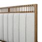 Sterling Timber Elure King Upholstered and Strap Panel Bed in Latte, , large