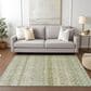 Dalyn Rug Company Burano BU6 9" x 12" Aloe Indoor/Outdoor Area Rug, , large