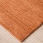 Feizy Luna Orange 8" x 11" Area Rug, , large
