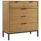 Hawthorne Furniture Newport 4-Drawer Chest in Natural Oak, , large
