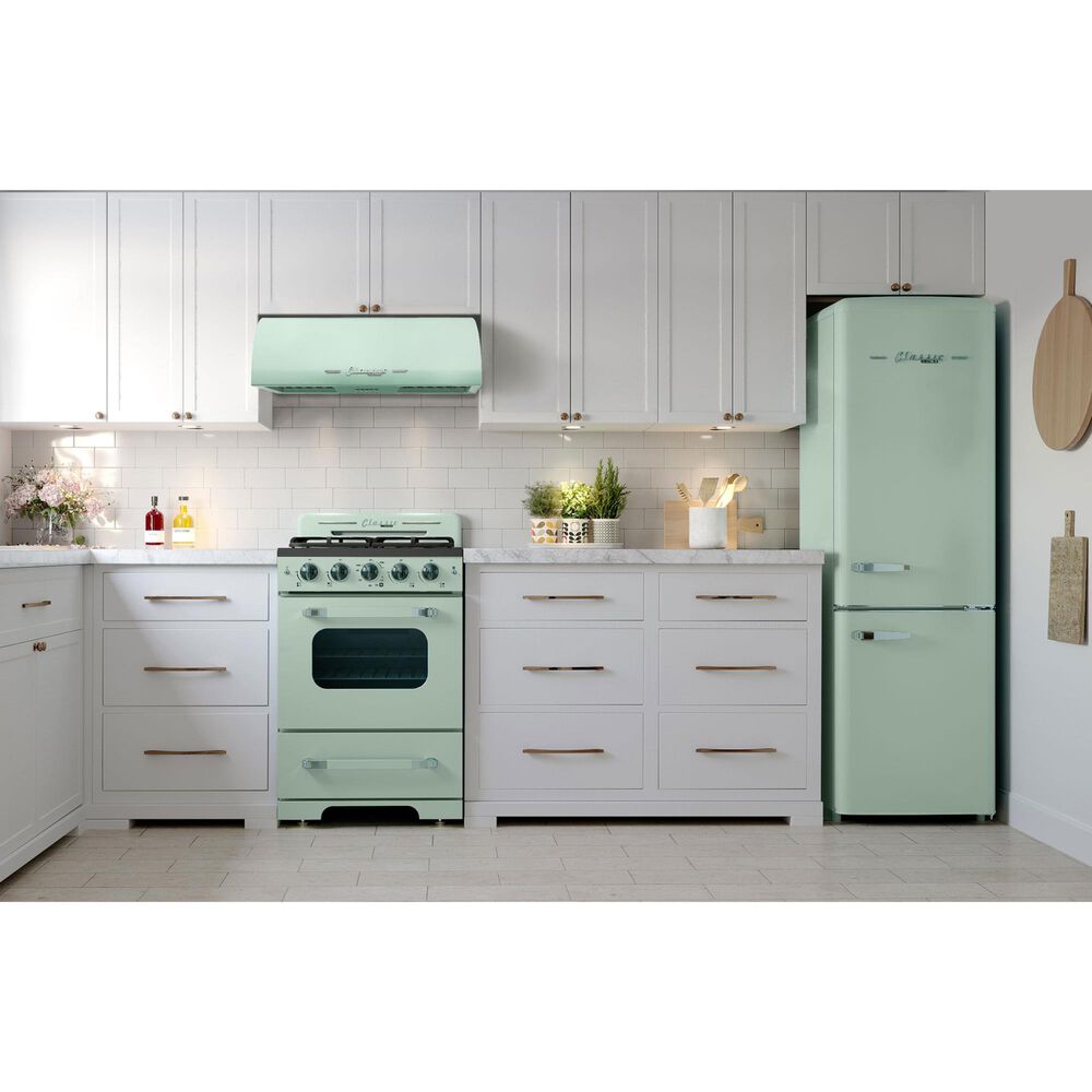 Unique Appliances Classic Retro 24" Under Cabinet Range Hood in Summer Mint Green, , large