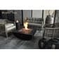 Elementi Fire Aurora Square Natural Gas Fire Table in Black, , large