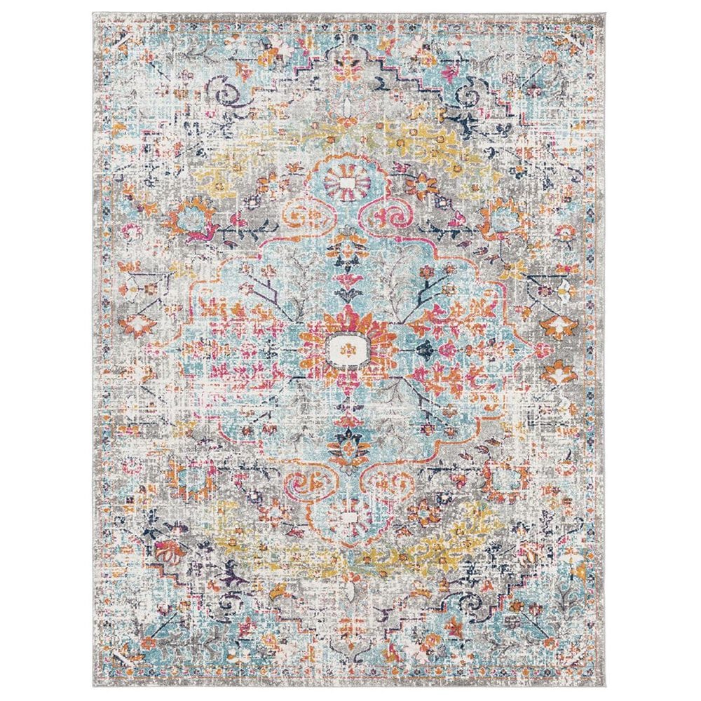 Surya Harput HAP-1063 7"10" x 10"3" Beige, Saffron and Gray Area Rug, , large