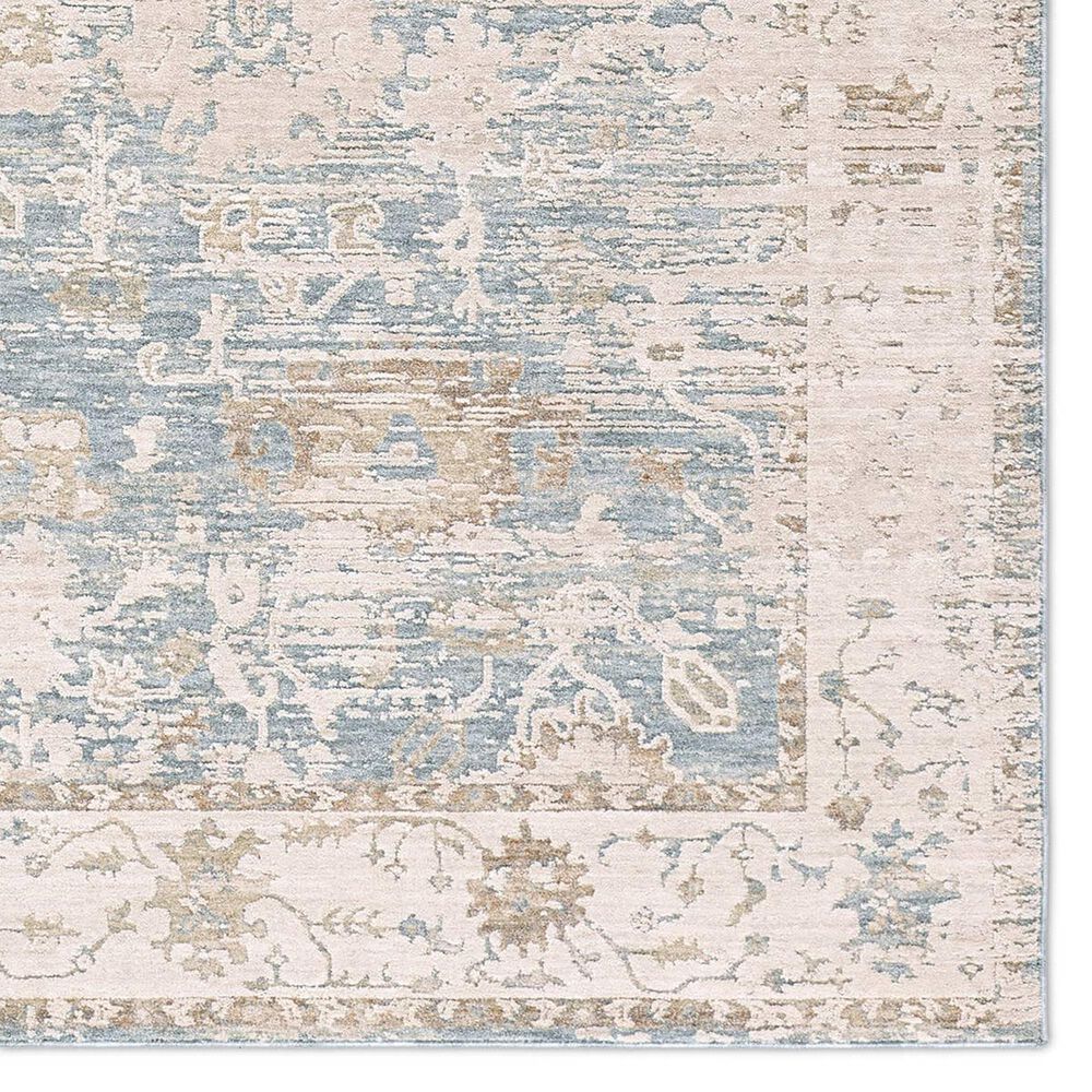 Jaipur Zarif Lupine Tan and Blue 6' x 9' Area Rug, , large