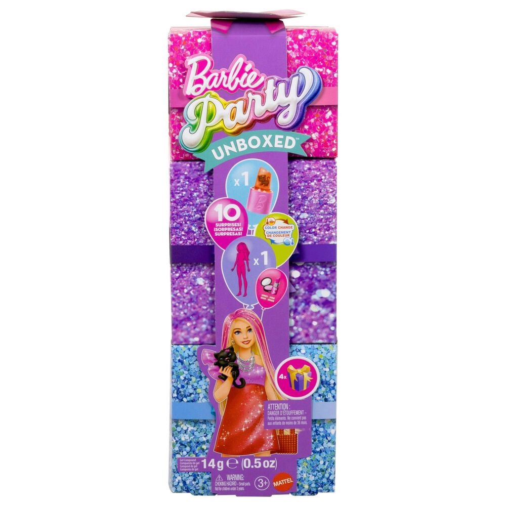 Barbie Party Unboxed Glamour Party Series Doll and Accessories in Bright Red, , large