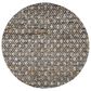 Safavieh Natura NAT615C 6" Round Ivory and Yellow Area Rug, , large