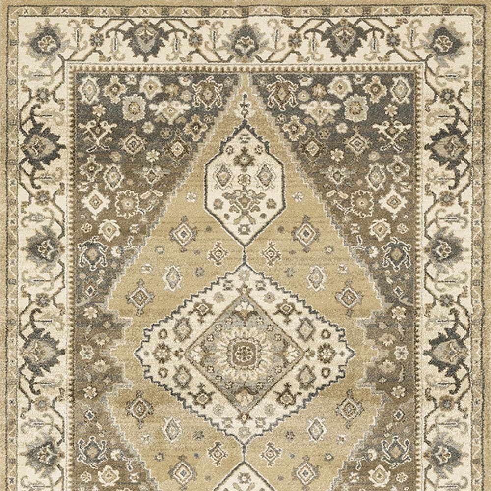Oriental Weavers Florence Evanston 661I 5&#39;3&quot; x 7&#39;6&quot; Beige Area Rug, , large