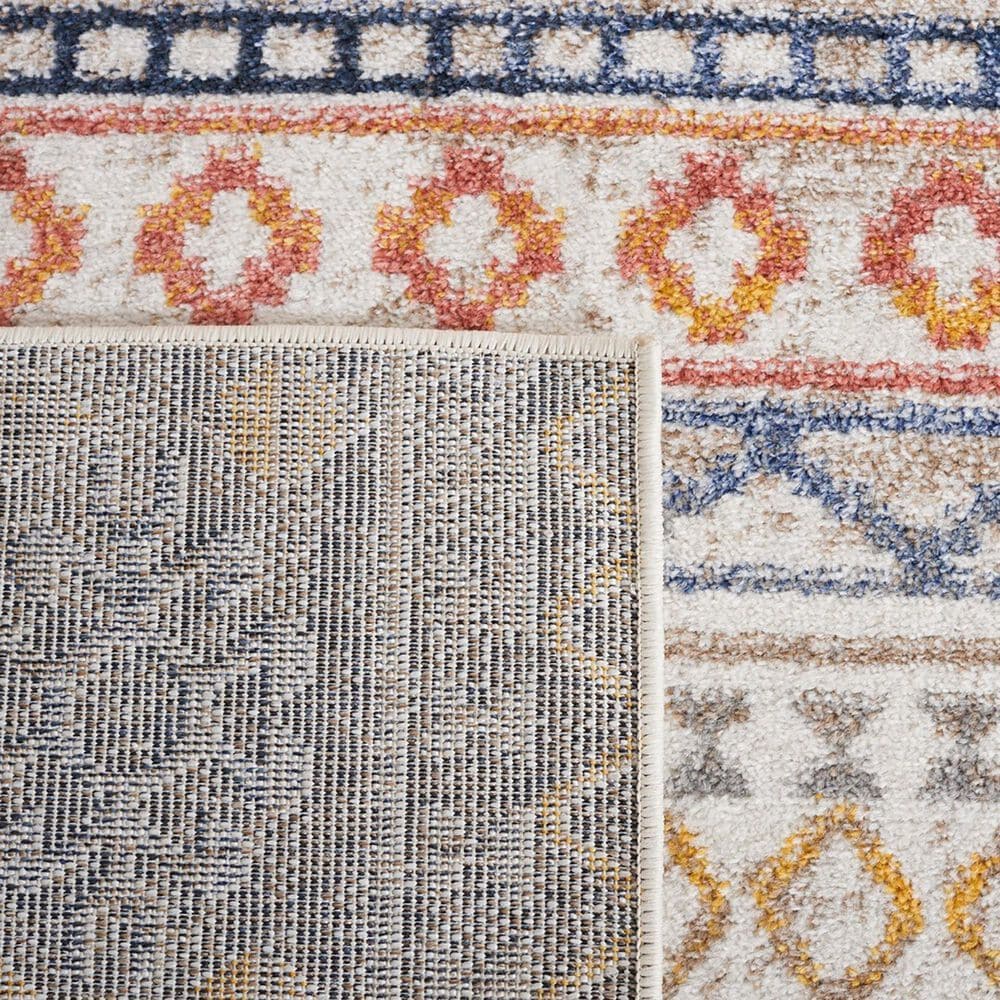 Safavieh Astoria Southwestern 4&#39; x 6&#39; Ivory, Blue and Rust Area Rug, , large