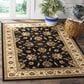 Safavieh Lyndhurst LNH553 6"7" x 9"6" Black and Ivory Area Rug, , large