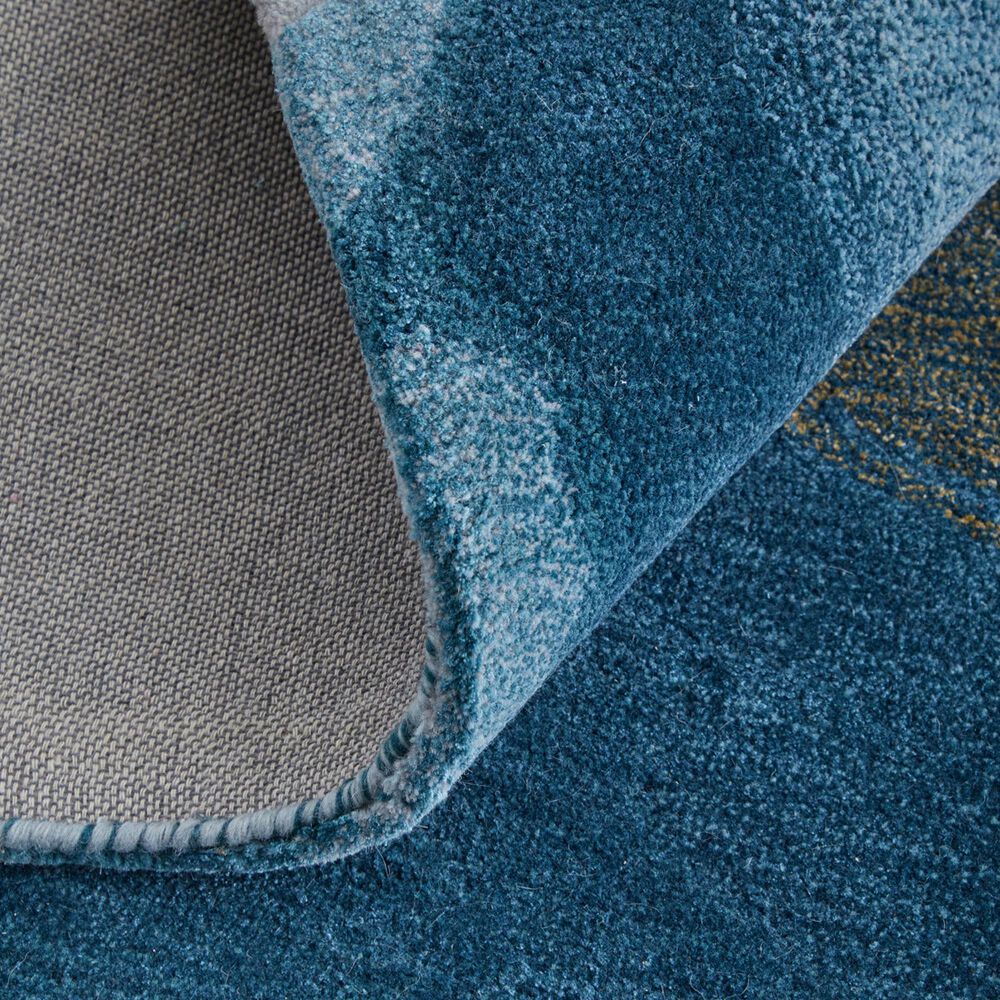 Feizy Rugs Kawai 9&#39; x 12&#39; Teal Area Rug, , large