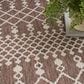Nourison Positano Southwestern Natural 9" x 12" Indoor/Outdoor Area Rug, , large
