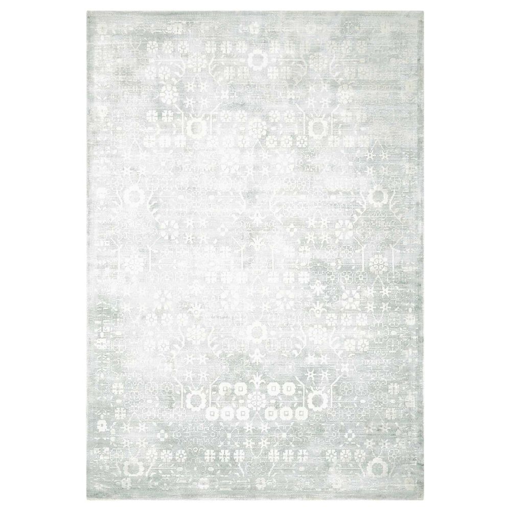 Nourison Desert Skies DSK02 9" x 12" Silver and Green Area Rug, , large