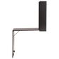 Baxton Studio Millard Wall Mount Folding Desk in Dark Brown, , large