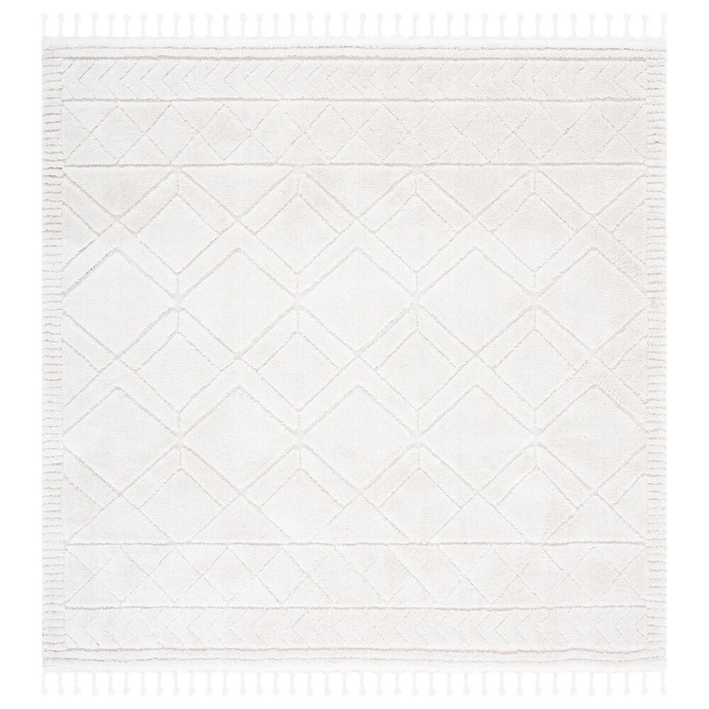Safavieh Marrakesh 6"7" Square Ivory and Beige Area Rug, , large