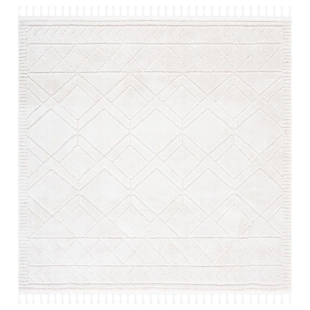 Safavieh Marrakesh 6"7" Square Ivory and Beige Area Rug, , large