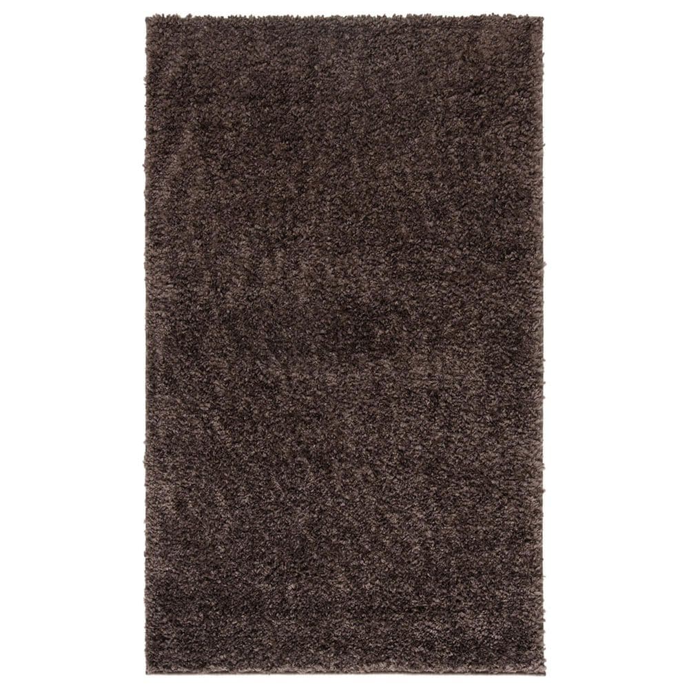 Safavieh August Shag 3" x 5" Brown Area Rug, , large