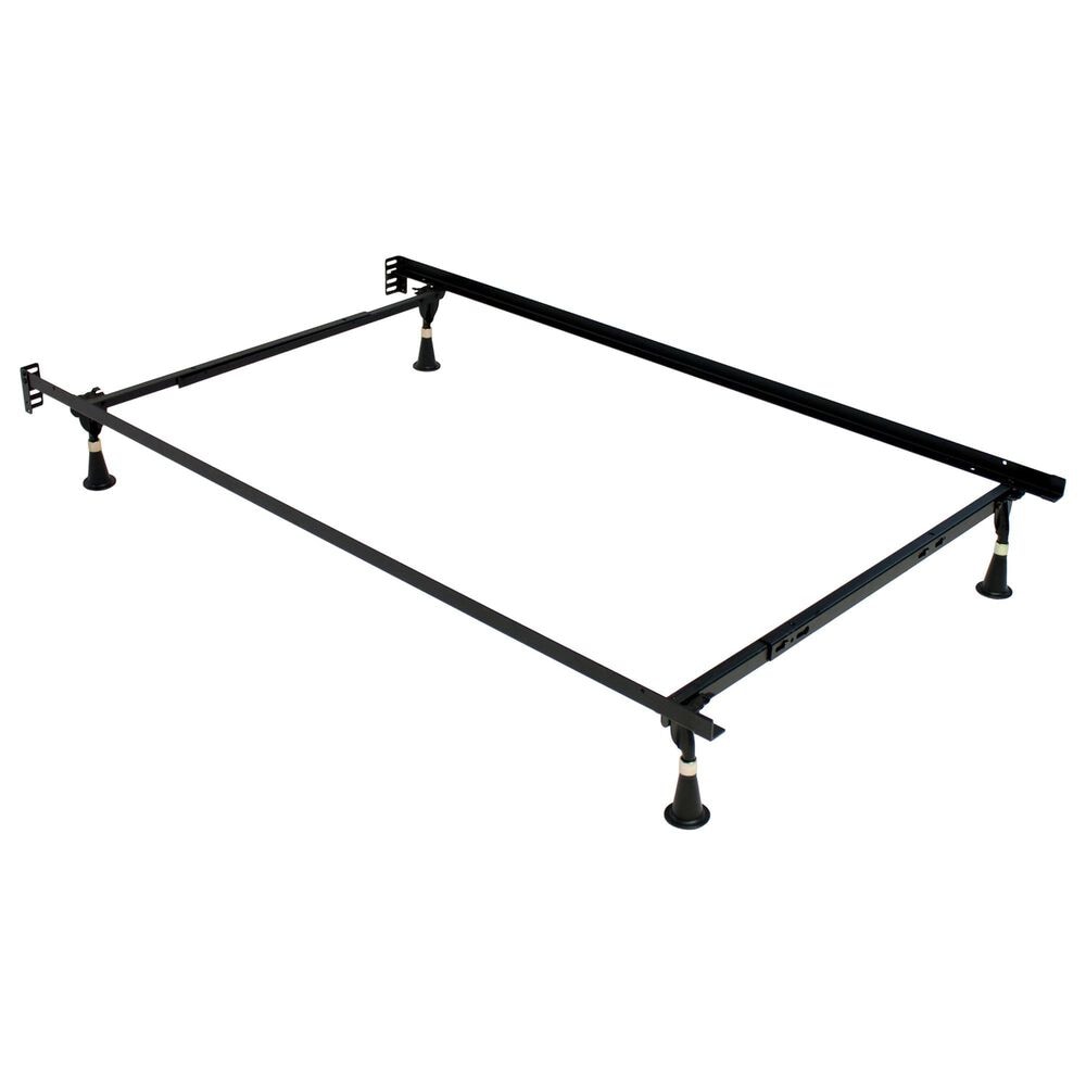 Home by Hollywood Twin/Full Deluxe Bed Frame in Black, , large