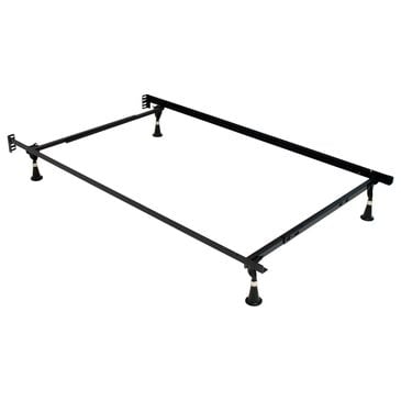 Home by Hollywood Twin/Full Deluxe Bed Frame in Black, , large