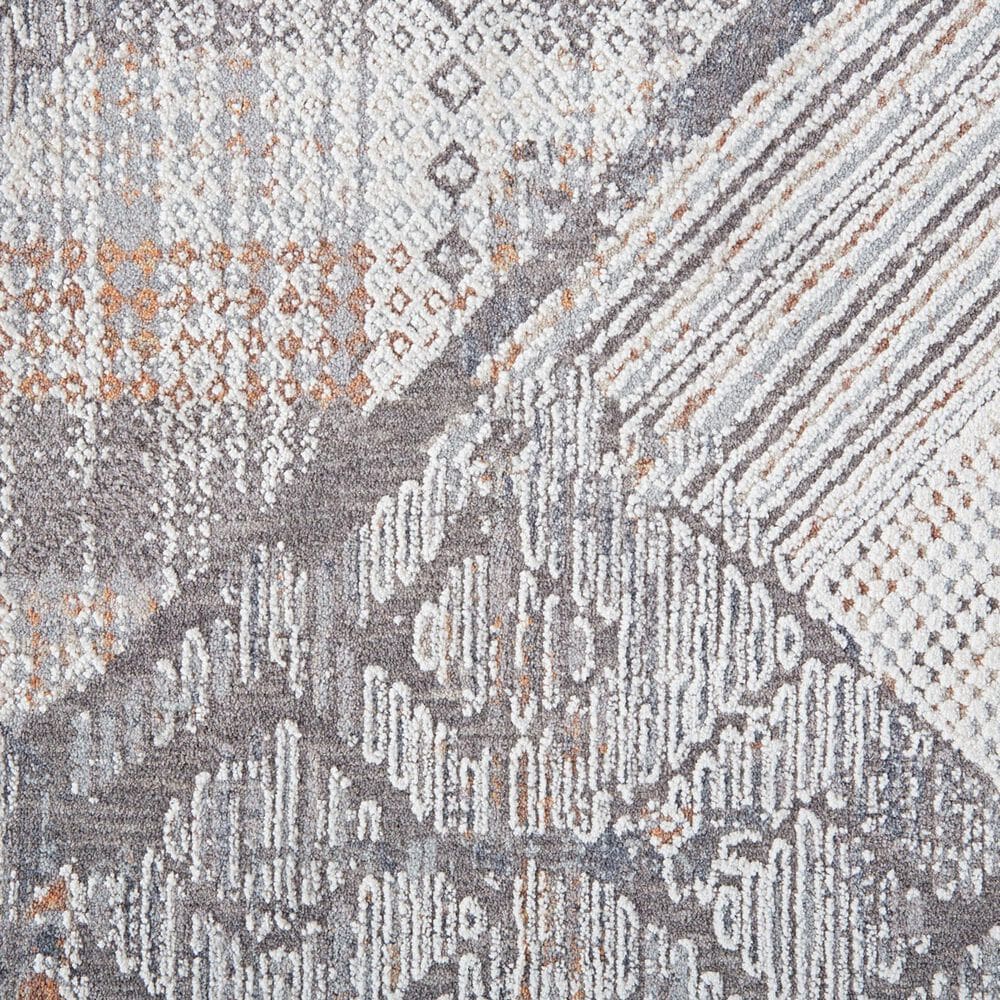 Feizy Francisco 6&#39;7&quot; x 9&#39;4&quot; Ivory and Gray Area Rug, , large