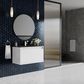 James Martin Mantova 35.4" Single Bathroom Vanity in Glossy White and Champagne Brass with 2 cm Charcoal Black Resin Countertop and Rectangular Sink, , large